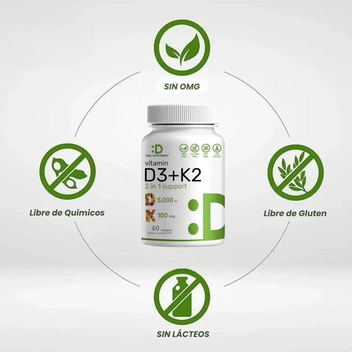✨ ¡ELIMINA EL DOLOR DE huesos! Vitamina D3+K2 Plus™ + ENVÍO GRATIS 🔥