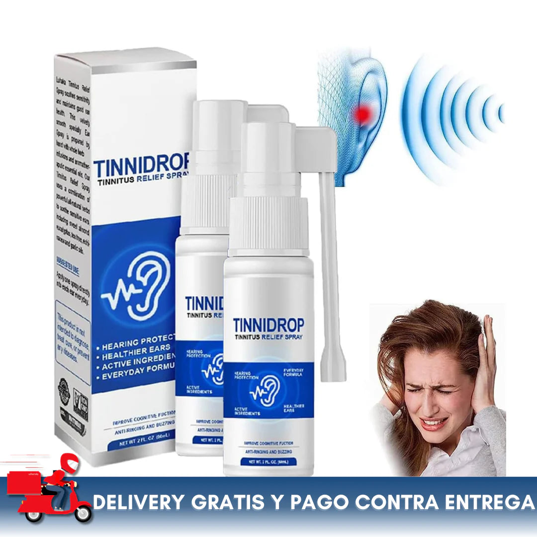 🔥OFERTA 2x1 ELIMINA DOLORES DE OÍDO TINNIDROP👂😱+ENVÍO GRATIS