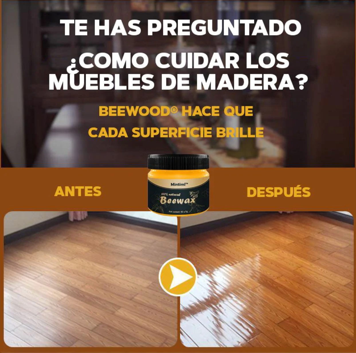 OFERTA 2X1 SUPER CERA Renueva y Protege Tus Mueble+ENVIO GRATIS