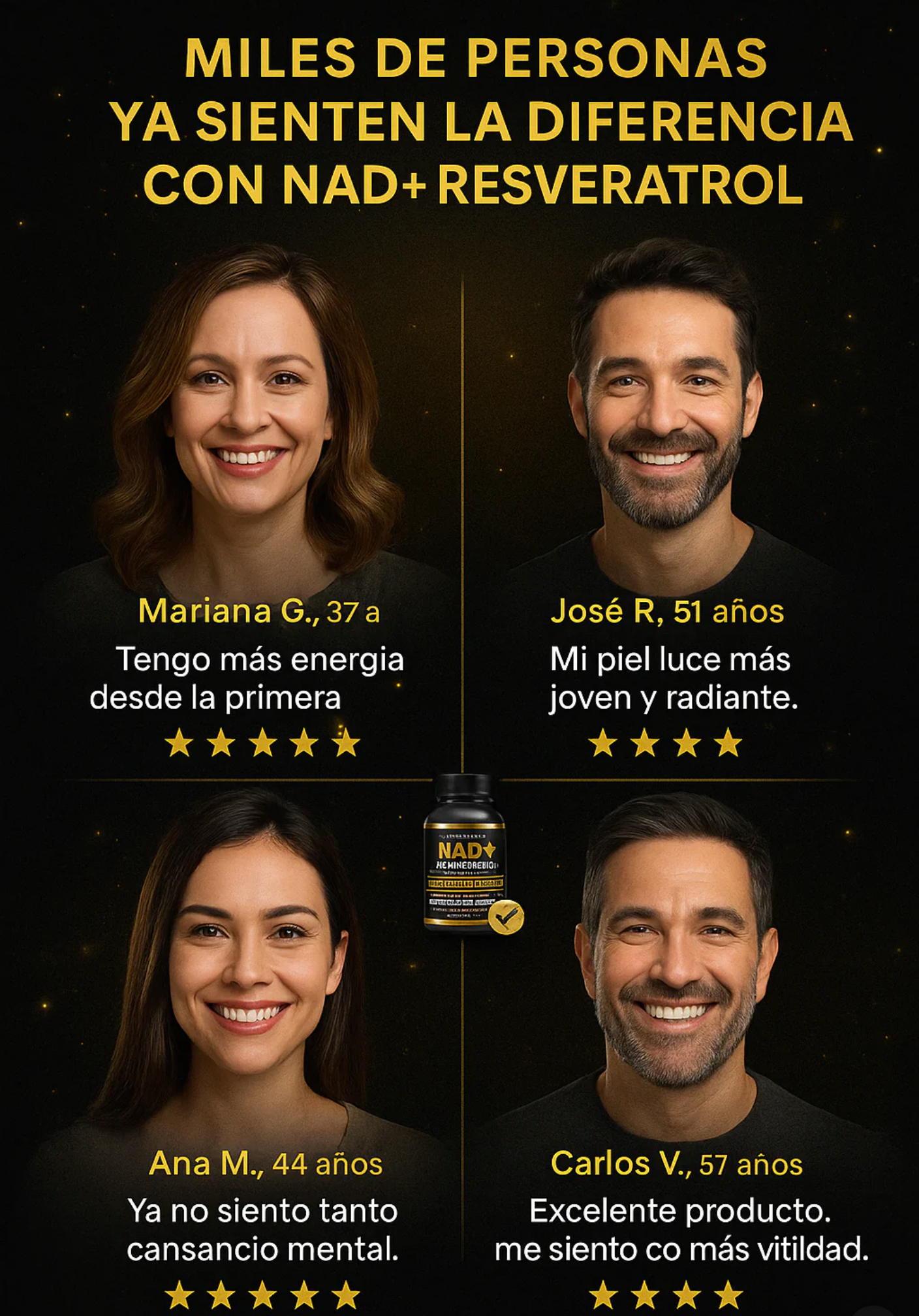 RECUPERA TU ENERGÍA con NAD+ Resveratrol + ENVÍO GRATIS💥🧠 2x1