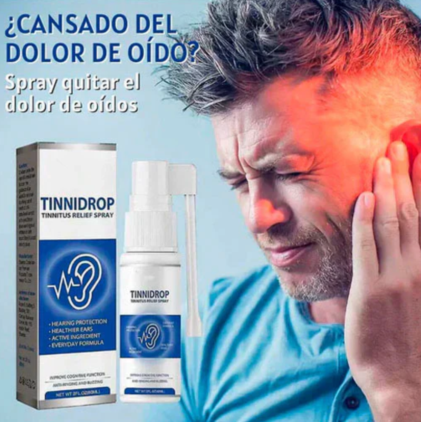 🔥OFERTA 2x1 ELIMINA DOLORES DE OÍDO TINNIDROP👂😱+ENVÍO GRATIS