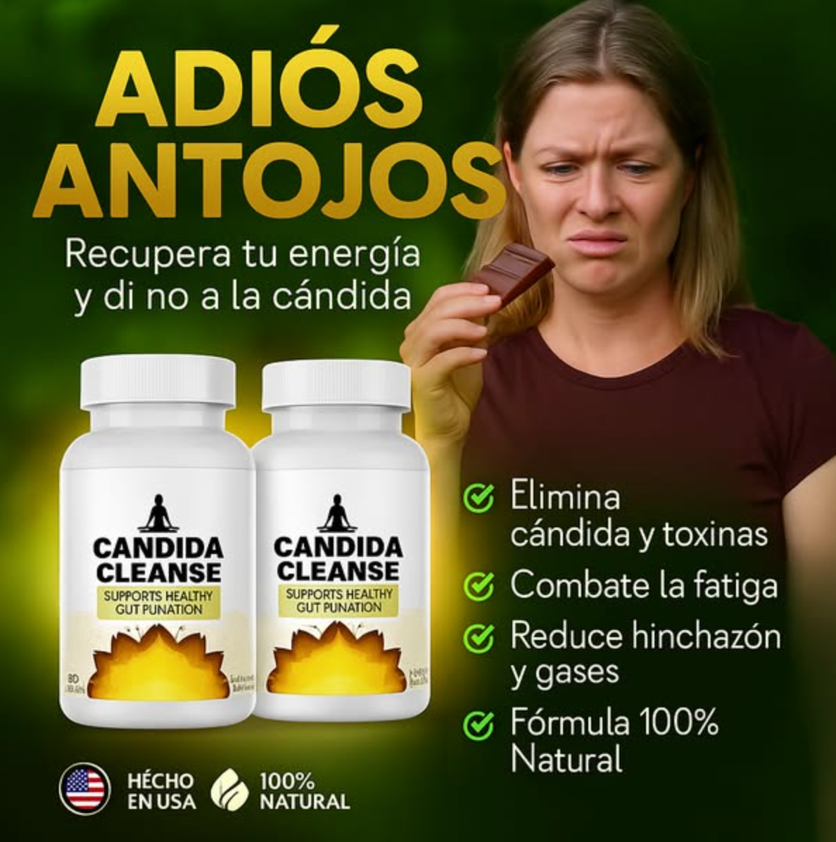 🔥OFERTA Elimina CANDIDAS 💎🍑🍆 Desinflama tu Cuerpo+ENVIO GRATIS