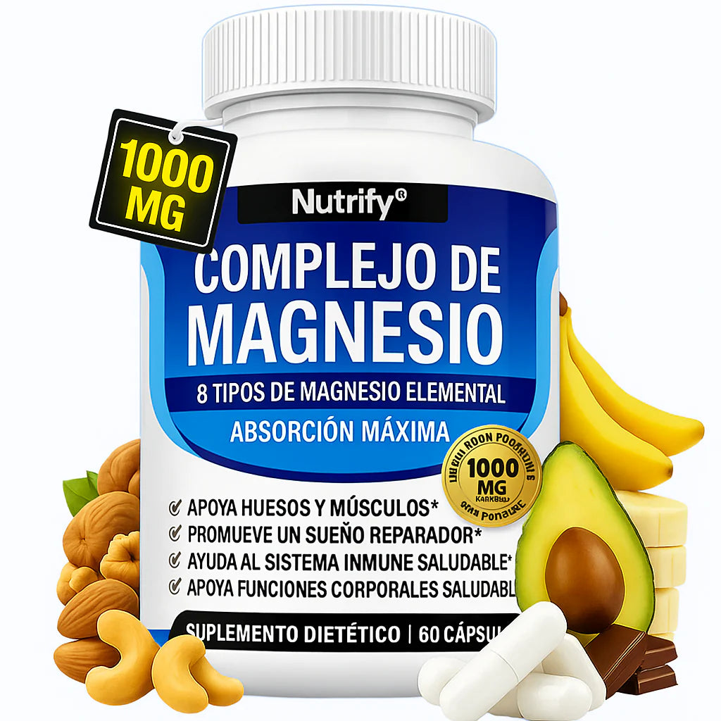Magnesio Complex™ — 8 Tipos de Magnesio en 1 💊⚡ + Envío GRATIS!!