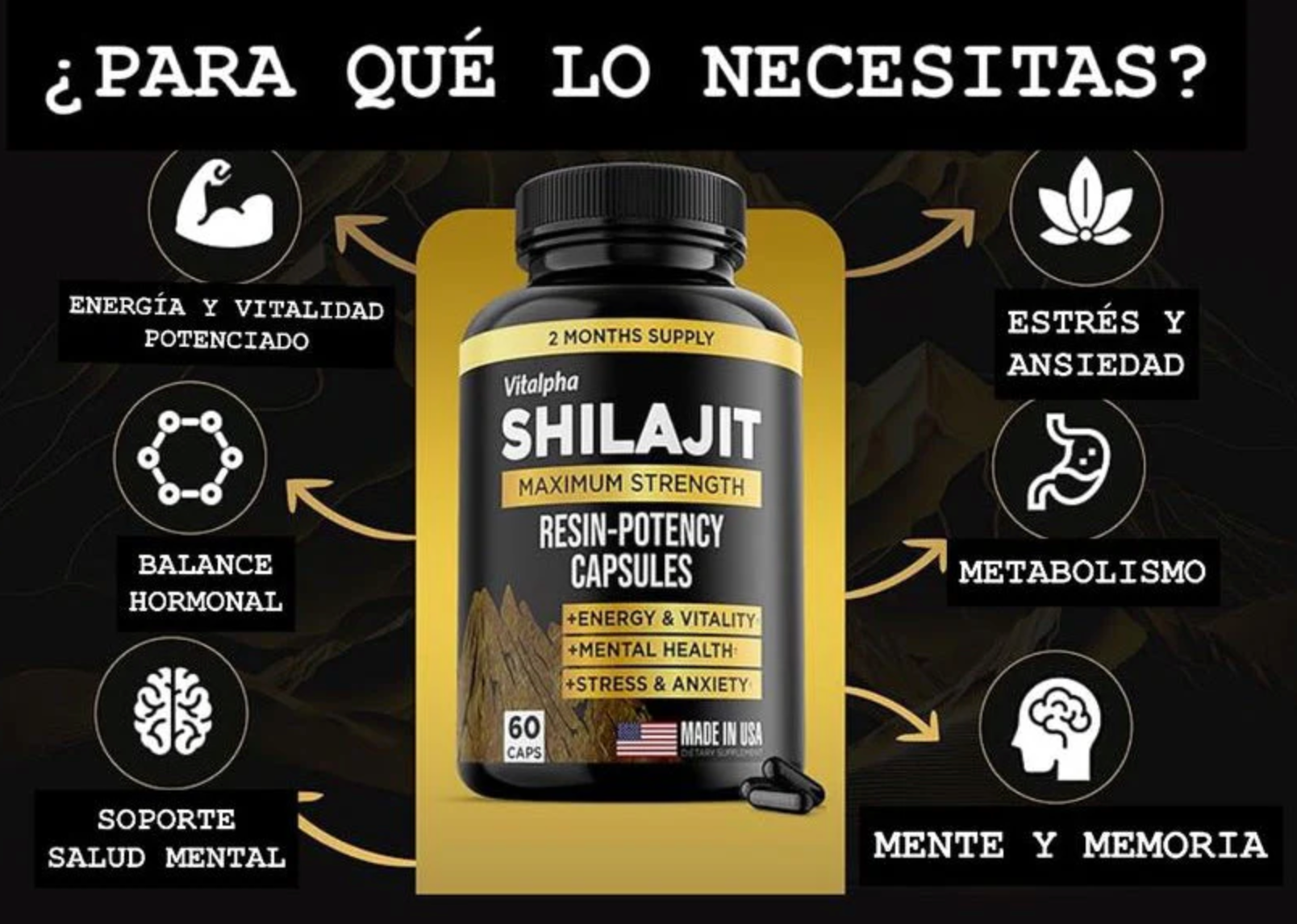 OFERTA Potenciador Shilajit 💎🔥🍆 +Fuente de Energía+ENVIO GRATIS
