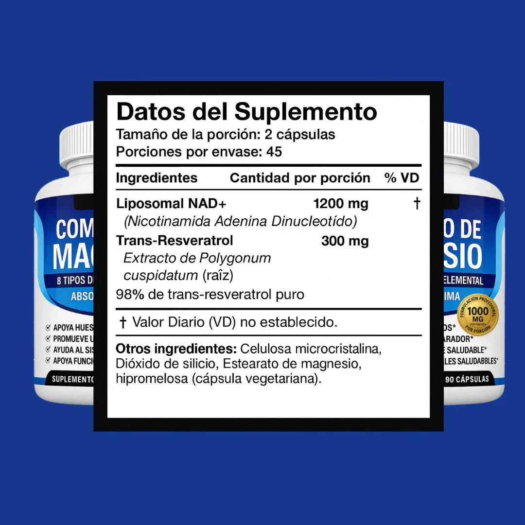 Magnesio Complex™ — 8 Tipos de Magnesio en 1 💊⚡ + Envío GRATIS!!