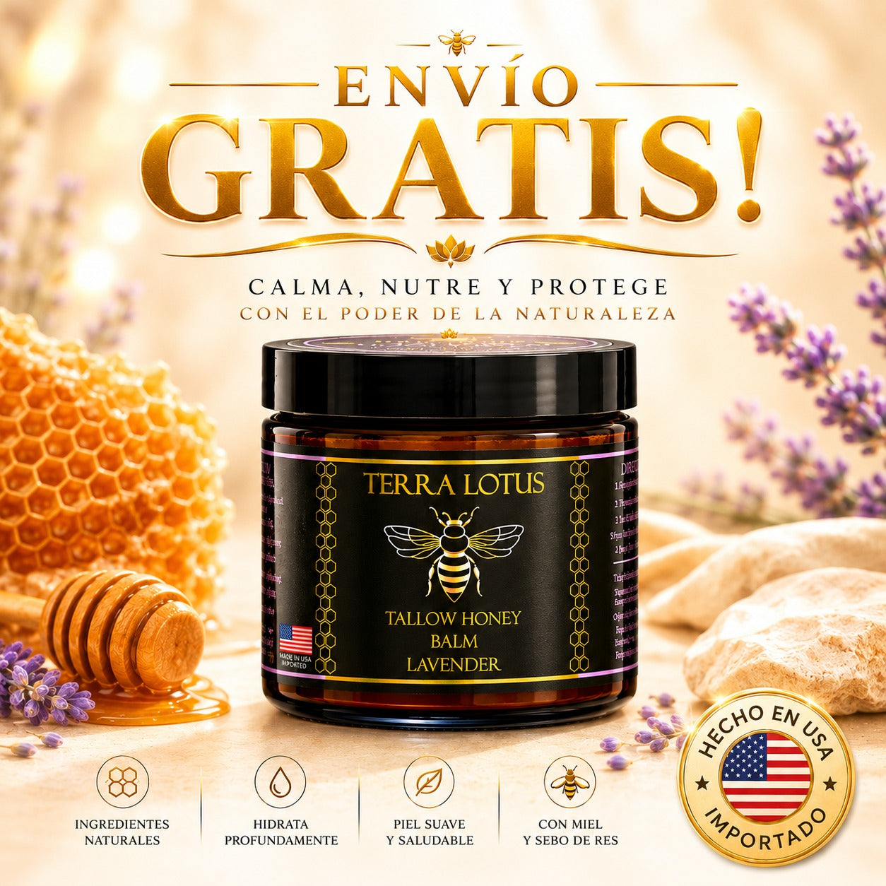 Cebo de Res y Miel bálsamo natural oferta 2x1