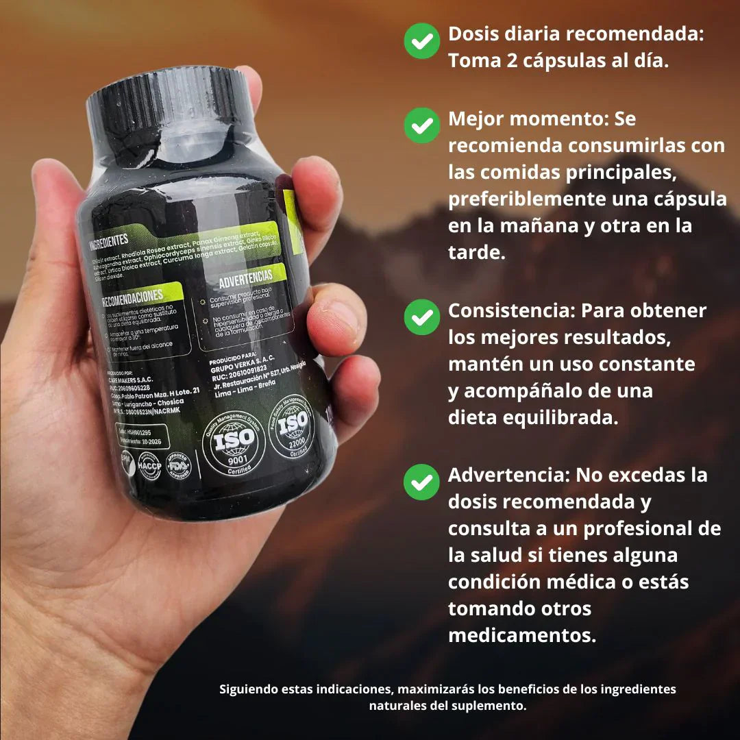 NUEVAS Cápsulas Super Human 8 en 1+ENVIO GRATIS